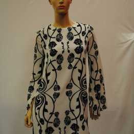 BEC & BRIDGE - EROS LS Dress - White W-Black & Floral Print S6 DSC_3784