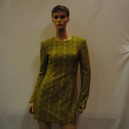 ELLIATT - Delirium Mini Dress, Citron Brocade - S & M (2) DSC_4000