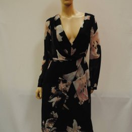 MAY THE LABEL - ISADORA Dress, Black with Floral Print - S10, S14 (4) DSC_3981
