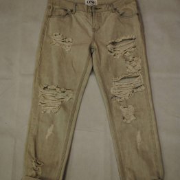 ONE BY ONE TEASPOON - Awesme baggy (Boyfriend Jeans), Ice Grey Distressed - S28 DSC_4094