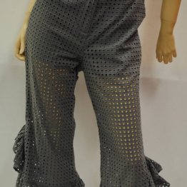 STEVIE MAY - Sexton Cropped Pants, Dove Grey - M, L DSC_4075
