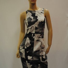 TALULAH - Distraction Dress, Monochrome Floral Print - XL DSC_3857