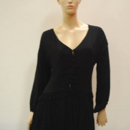 THREE OF SOMETHING - Castle Dress (Jersey Shift), Black - S, M, L DSC_3953