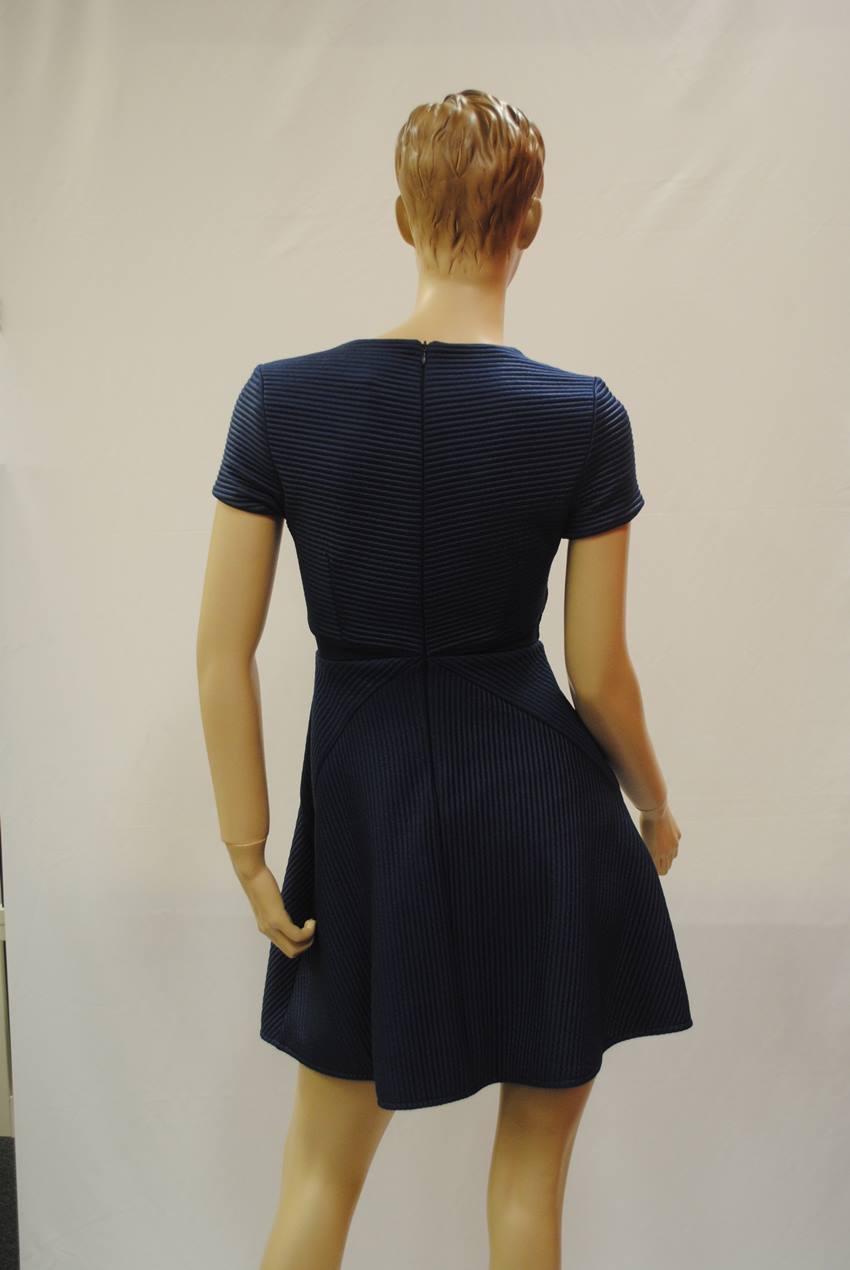 Fit & Flare V Neck Mini- Wish - Image 2