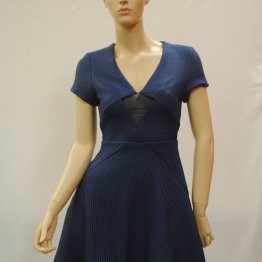 Wish - Fit & Flare V Neck - Dark Blue S6 DSC_3781